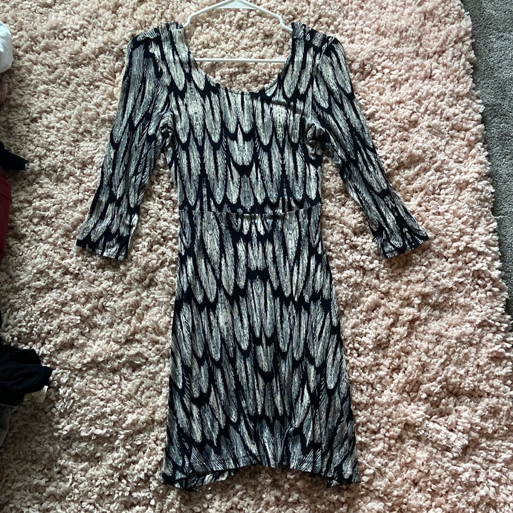 X-Small Express patterned dress